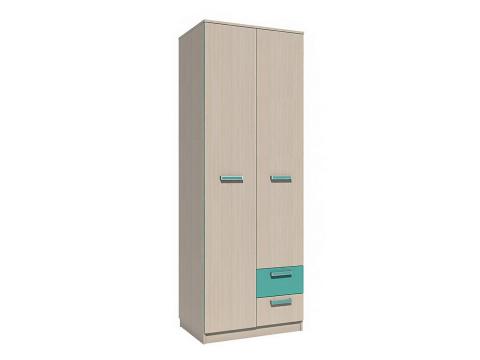 Шкаф для одежды с ящиками «Рико» Аква НМ 014.07