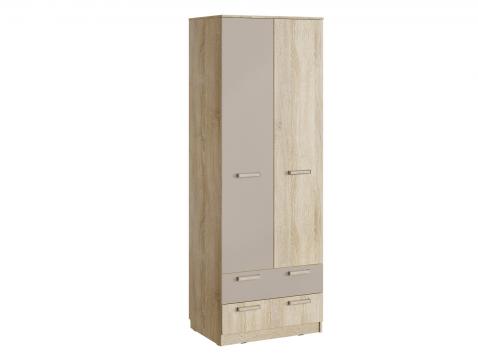Шкаф для одежды с ящиками «Акварель» Капучино НМ 013.02-03 М
