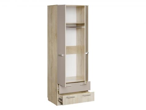 Шкаф для одежды с ящиками «Акварель» Капучино НМ 013.02-03 М