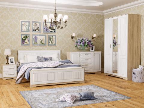 Набор мебели для спальни Оливия Дуб Сонома Комплектация 4