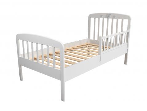 Детская кровать с ограничителем «Лилу/Слоники» НМ 041.06+НМ 041.06-01